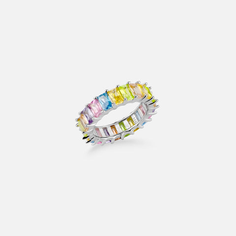 OVER THE RAINBOW BAGUETTE RING