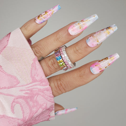 OVER THE RAINBOW BAGUETTE RING