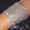 Drape Crystal Luxe Rhinestone Bracelet - House of Pascal