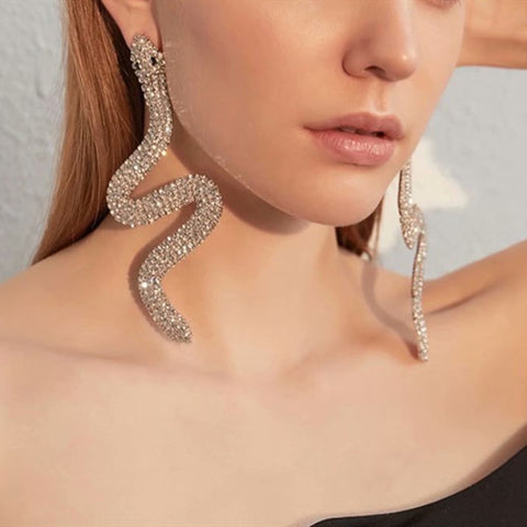 SNAKE IN THE GRASS EARRINGS