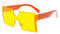 Mellow Yellow Oversized Square Sunglasses - House of Pascal