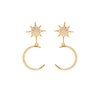 MOON AND THE STARS EARRINGS - House of Pascal