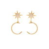 MOON AND THE STARS EARRINGS - House of Pascal