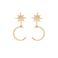 MOON AND THE STARS EARRINGS - House of Pascal