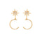 MOON AND THE STARS EARRINGS - House of Pascal