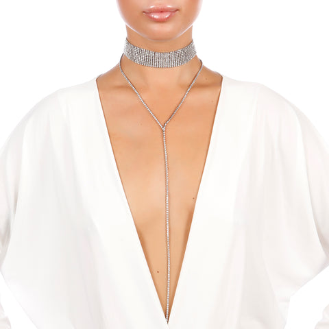 CRYSTAL LUXE CHOKER - House of Pascal