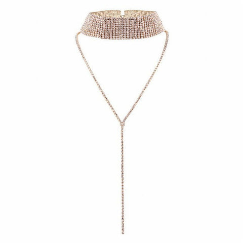 CRYSTAL LUXE CHOKER - House of Pascal